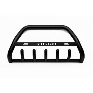 Defensa Delantera WT004 Negra (Acero Inoxidable) Chery Tiggo 3 2005-