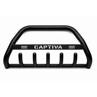 Defensa Delantera WT004 Negra (Acero Inoxidable) Chevrolet Captiva 2006-2019 foto 3