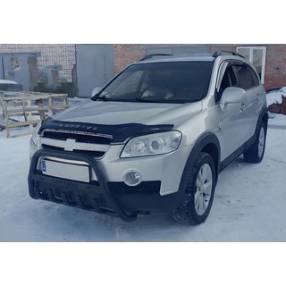 Defensa Delantera WT004 Negra (Acero Inoxidable) Chevrolet Captiva 2006-2019 foto 1
