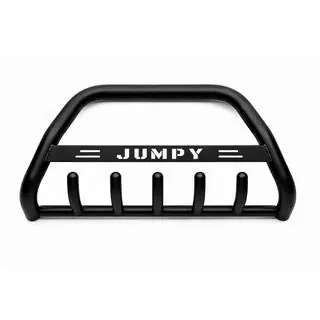 Defensa Delantera WT004 Negra (Acero Inoxidable) Citroen Jumpy 2007–2017