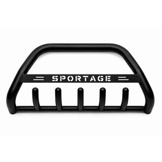 Defensa Delantera WT004 Negra (Acero Inoxidable) Kia Sportage 2004-2010