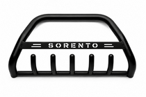 Kia Sorento I BL 2002-2009 Defensa Delantera WT004 Negra (Acero Inoxidable) foto 4