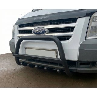 Defensa Delantera WT004 Negra (Acero Inoxidable) foto 1