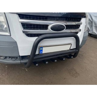 Defensa Delantera WT004 Negra (Acero Inoxidable) foto 2