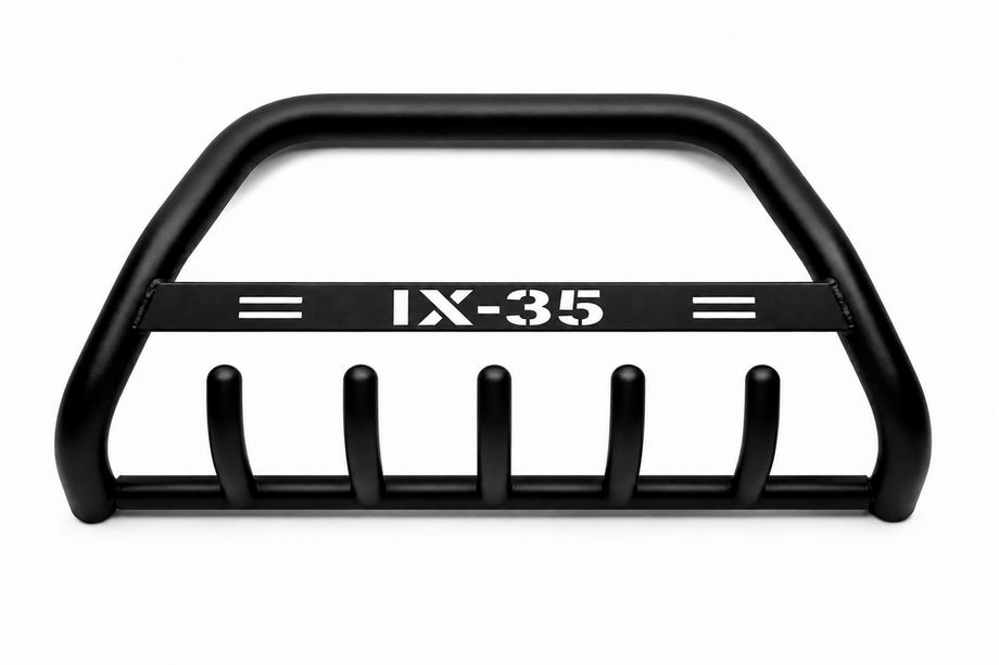 Hyundai IX-35 2010-2015 Defensa Delantera WT004 Negra (Acero Inoxidable) Image