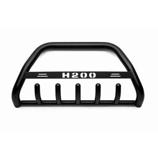 Defensa Delantera WT004 Negra (Acero Inoxidable) Hyundai H200, H1, Starex 1998-2007 foto 1