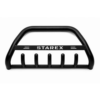 Defensa Delantera WT004 Negra (Acero Inoxidable) Hyundai H300, H1, Starex 2008-2020 foto 4
