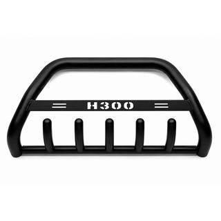 Defensa Delantera WT004 Negra (Acero Inoxidable) Hyundai H300, H1, Starex 2008-2020 foto 2