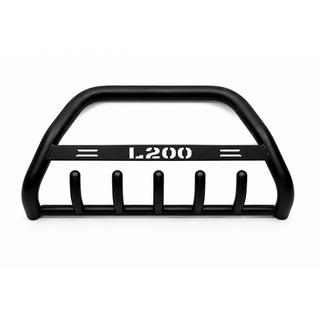 Defensa Delantera WT004 Negra (Acero Inoxidable) Mitsubishi L200 2006-2015 foto 3