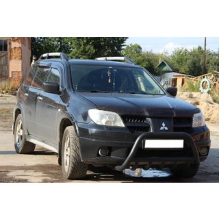 Defensa Delantera WT003 Negra Acero Inoxidable foto 1