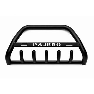 Defensa Delantera WT004 Negra (Acero Inoxidable) Mitsubishi Pajero Sport 2015-