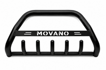 Opel Movano 2004-2010 Defensa Delantera WT004 Negra (Acero Inoxidable) foto 1