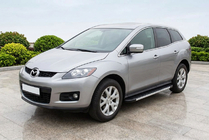 Mazda CX-7 2006-2012 Estribos Laterales Duru (2 uds., Aluminio) foto 1