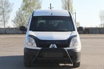 Renault Kangoo 1998-2008 Defensa Delantera WT004 Negra (Acero Inoxidable) foto 1