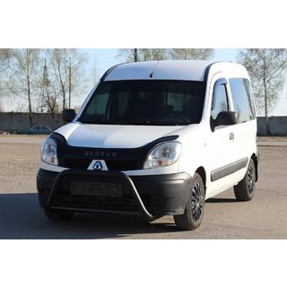 Defensa Delantera WT004 Negra (Acero Inoxidable) Renault Kangoo 1998-2008 foto 3