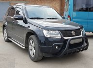 Suzuki Grand Vitara 2005-2017 Defensa Delantera WT004 Negra (Acero Inoxidable) foto 4