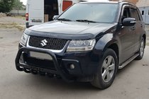 Suzuki Grand Vitara 2005-2017 Defensa Delantera WT004 Negra (Acero Inoxidable) foto 5