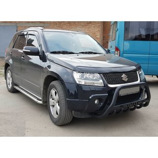 Defensa Delantera WT004 Negra (Acero Inoxidable) Suzuki Grand Vitara 2005-2017 foto 4