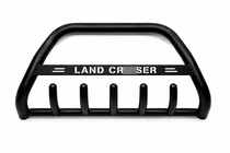 Toyota Land Cruiser 100 1998-2007 Defensa Delantera WT004 Negra (Acero Inoxidable) foto 1