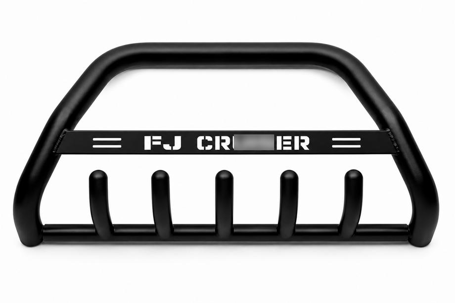 Toyota FJ Cruiser 2006-2022 Defensa Delantera WT004 Negra (Acero Inoxidable) Foto 1