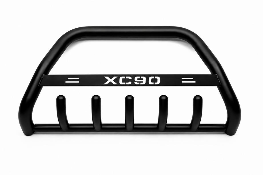 Volvo XC90 2002-2014 Defensa Delantera WT004 Negra (Acero Inoxidable) Foto 3