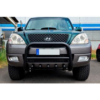 Defensa Delantera WT003 Negra Acero Inoxidable foto 1