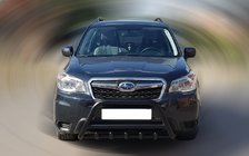 Subaru Forester 2013-2018 Defensa Delantera WT003 Negra Acero Inoxidable foto 4