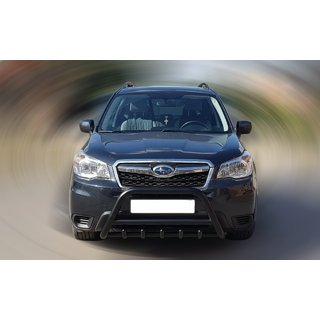 Defensa Delantera WT003 Negra Acero Inoxidable foto 4