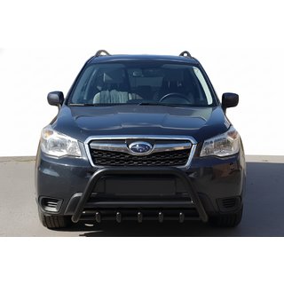 Defensa Delantera WT003 Negra Acero Inoxidable foto 3