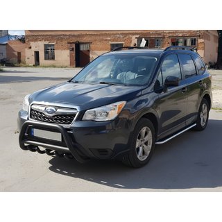 Defensa Delantera WT003 Negra Acero Inoxidable foto 1
