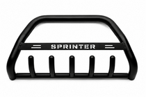 Mercedes Sprinter W907/W910 2018- Defensa Delantera WT004 Negra (Acero Inoxidable) foto 1