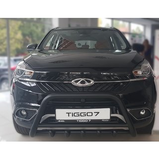 Defensa Delantera WT003 Negra Acero Inoxidable foto 1