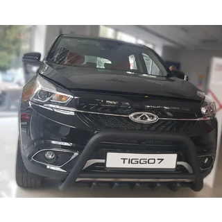Defensa Delantera WT003 Negra Acero Inoxidable foto 3