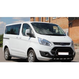 Defensa Delantera WT003 Negra Acero Inoxidable foto 4
