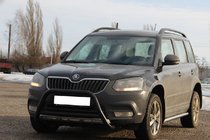 Skoda Yeti 2009-2017 Defensa Delantera WT003 Negra Acero Inoxidable foto 4