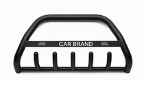 Volkswagen T5 Multivan 2003–2010 Defensa Delantera WT004 Negra (Acero Inoxidable) foto 1