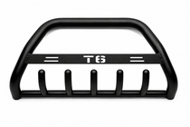 Volkswagen T6 2015-2024 Defensa Delantera WT004 Negra (Acero Inoxidable) foto 1