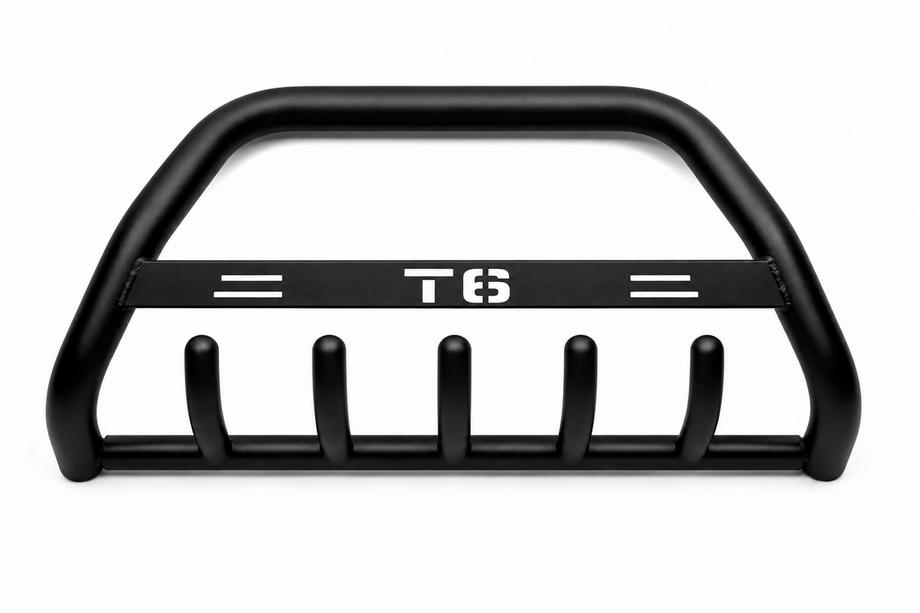 Volkswagen T6 2015-2024 Defensa Delantera WT004 Negra (Acero Inoxidable) Image