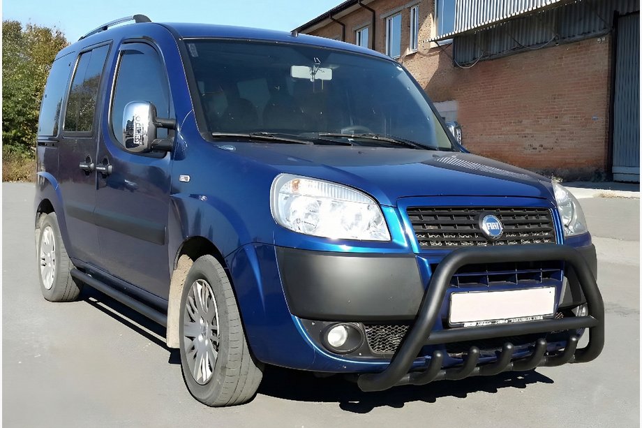 Fiat Doblo I 2001-2005 Defensa Delantera WT003 Negra Image