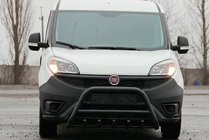 Fiat Doblo II 2010-2022 Defensa Delantera WT003 Negra (Acero Inoxidable) foto 1