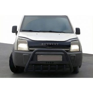 Defensa Delantera WT004 Negra (Acero Inoxidable) Ford Connect 2002–2006 foto 1