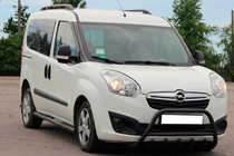 Opel Combo 2012-2018 Defensa Delantera WT003 Negra Acero Inoxidable foto 3