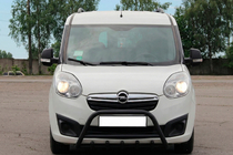 Opel Combo 2012-2018 Defensa Delantera WT003 Negra Acero Inoxidable foto 4