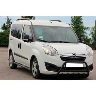 Defensa Delantera WT003 Negra Acero Inoxidable Opel Combo 2012-2018 foto 3