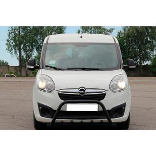 Defensa Delantera WT003 Negra Acero Inoxidable Opel Combo 2012-2018 foto 4