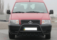 Citroen Jumpy 1996-2007 Defensa Delantera WT003 Negra Acero Inoxidable foto 3