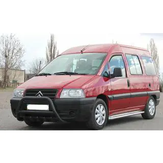 Defensa Delantera WT003 Negra Acero Inoxidable foto 1