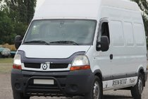 Renault Master 1998-2010 Defensa Delantera WT003 Negra (Acero Inoxidable) foto 1
