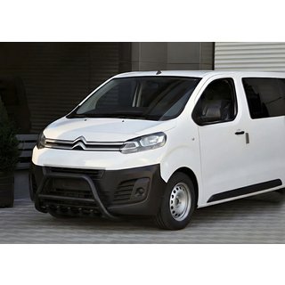 Defensa Delantera WT003 Negra Acero Inoxidable Opel Zafira Life 2019- foto 3