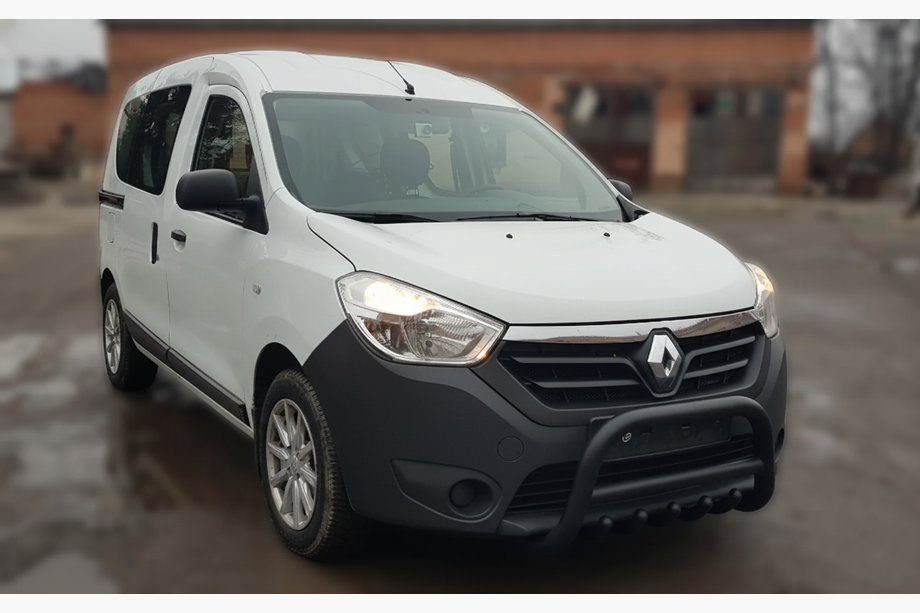 Renault Lodgy 2013-2022 Defensa Delantera WT003 Negra Acero Inoxidable Image
